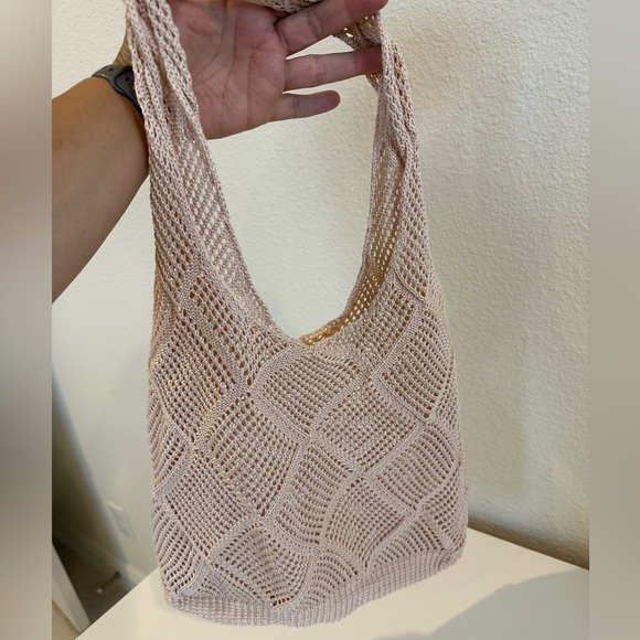 Knitted Tote Casual Shoulder Handbag - Picture 4 of 4